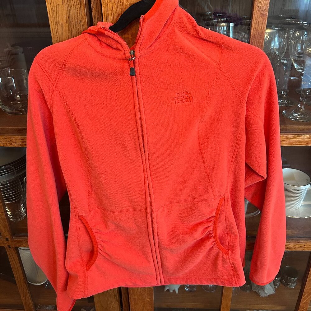 The North Face Coral Pink Full-Zip Fleece Jacket